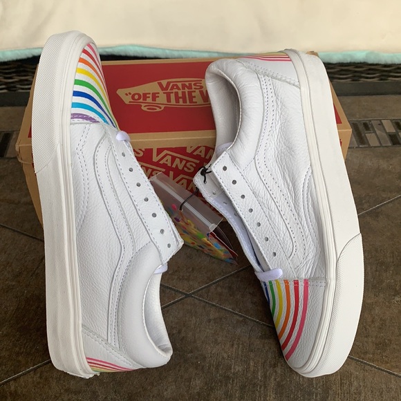 VANS OLD SKOOL FLOUR SHOP RAINBOW/TRUE WHITE MEN’s - Picture 7 of 15
